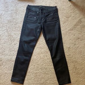 Coated Express Skinny jeans size 4